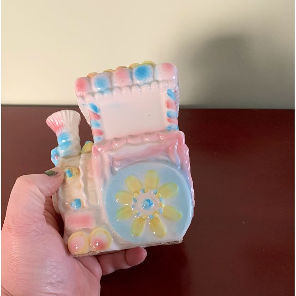 Retro train planter - nursery planter - pencil holder - Japan 5680 - Picture 5 of 10